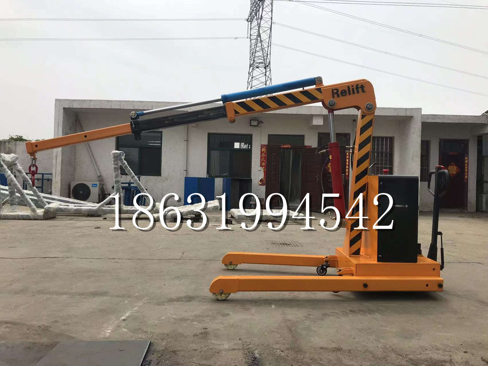 花地玛堂区久征定做3吨三轮随车吊 农用园林绿化移树吊 平板工程用小吊机